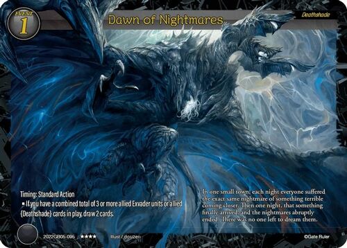 Dawn of Nightmares Card Front