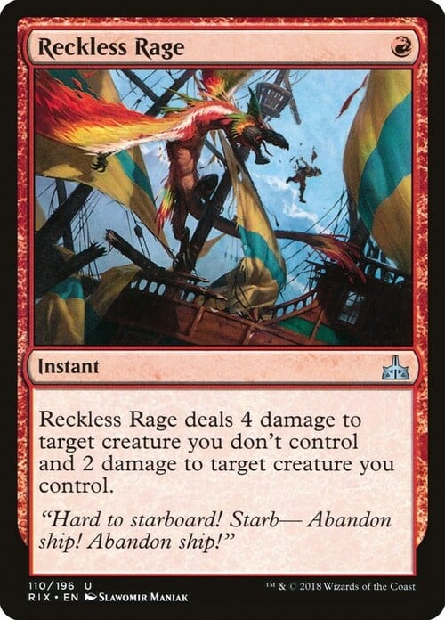 Reckless Rage Card Front