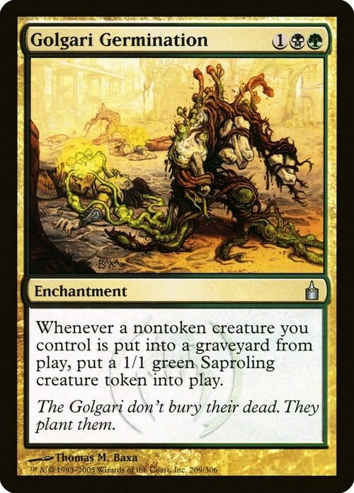 Golgari Germination Card Front