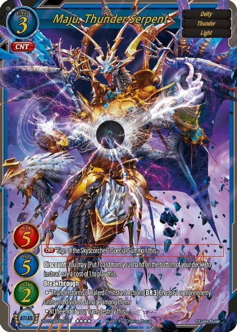 Maju, Thunder Serpent Card Front