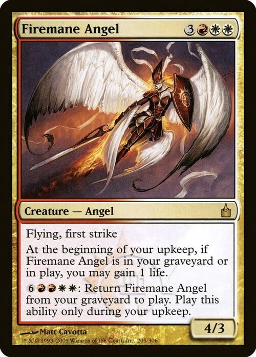Firemane Angel Card Front