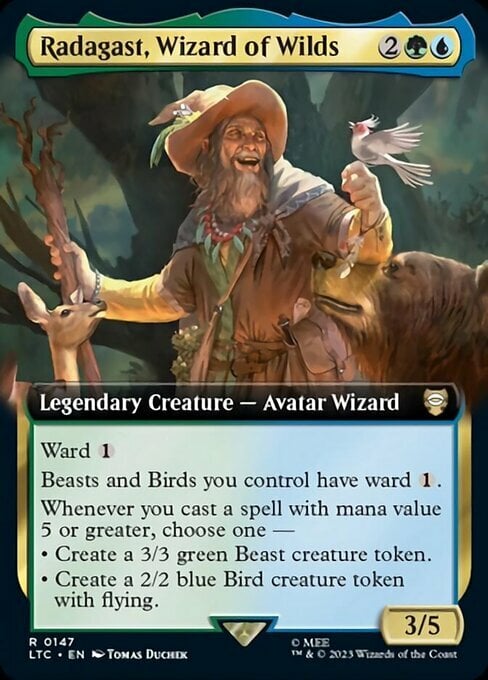 Radagast, Wizard of Wilds Card Front
