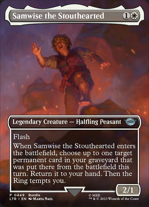 Samwise the Stouthearted Card Front