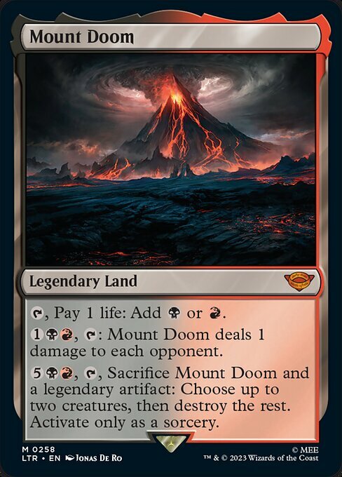 Mount Doom Card Front