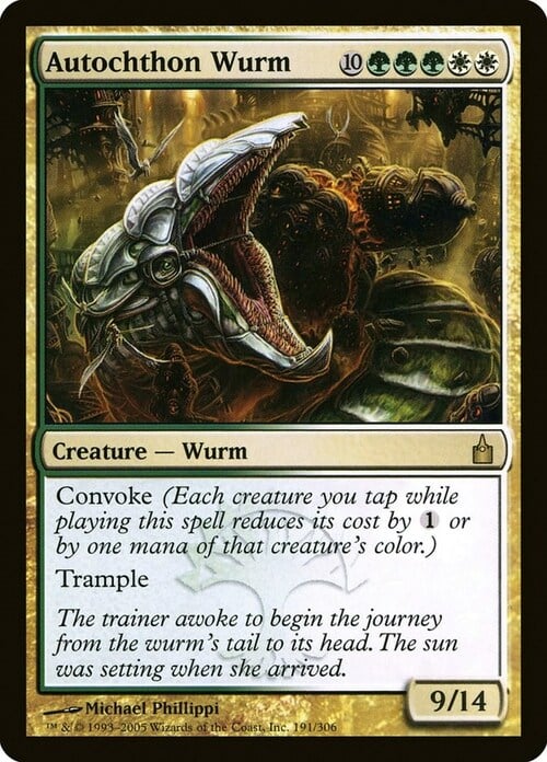 Autochthon Wurm Card Front
