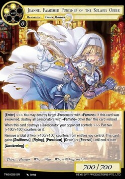 Jeanne, Famished Punisher of the Solaris Order Card Front