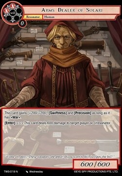 Arms Dealer of Solari Card Front