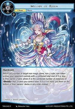 Melody of Reign Card Front