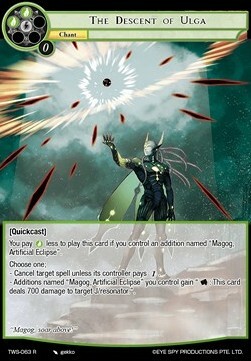 The Descent of Ulga Card Front