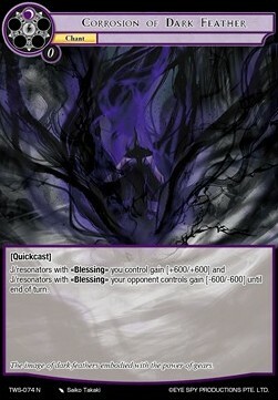 Corrosion of Dark Feather Card Front