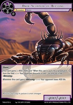 Dark Scorpion of Blessing Card Front