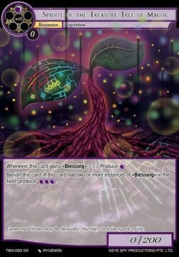 Sprout of the Treasure Tree of Magog Card Front