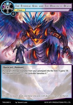 The Ethereal King and The Dragon of Death Card Front
