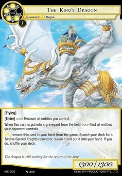 The King's Dragon Card Front