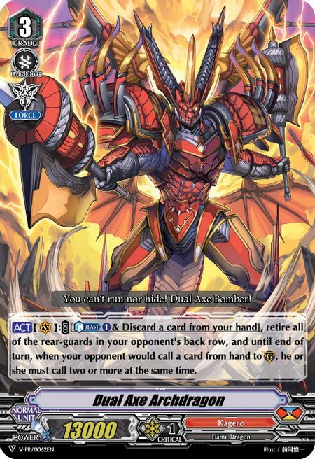 Dual Axe Archdragon [G Format] Card Front