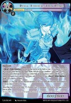 Dexia, Ethereal Twin Prince Card Front