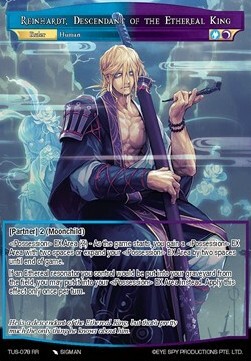 Reinhardt, Descendant of the Ethereal King Card Front