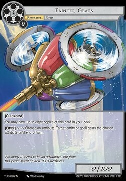 Painter Gears Card Front