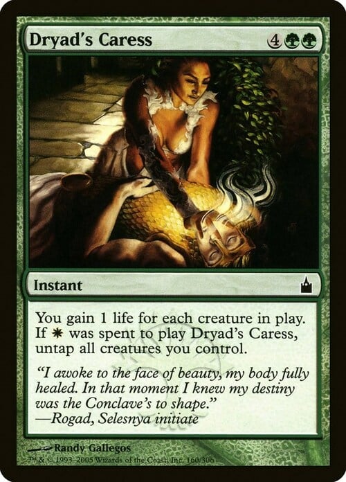 Dryad's Caress Card Front