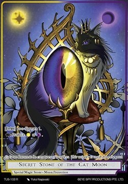 Secret Stone of the Cat Moon Card Front