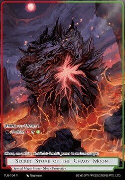 Secret Stone of the Chaos Moon Card Front
