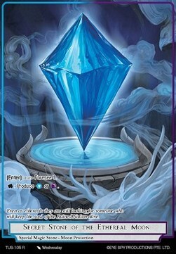 Secret Stone of the Ethereal Moon Card Front