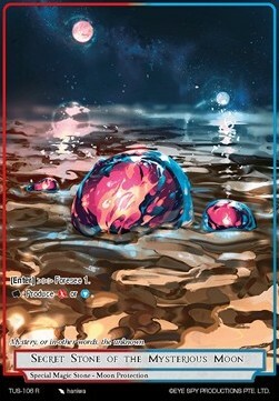 Secret Stone of the Mysterious Moon Card Front