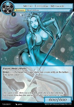 Metal Lifeform: Mermaid Card Front