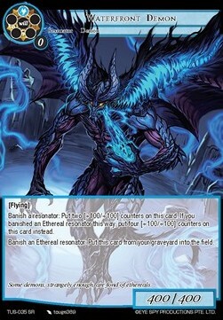 Waterfront Demon Card Front