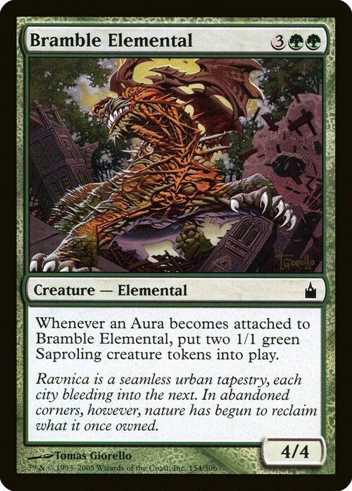 Bramble Elemental Card Front