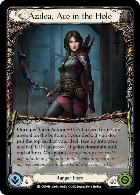 Azalea, Ace in the Hole Card Front