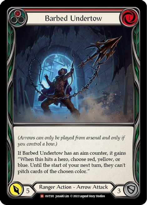 Barbed Undertow Card Front