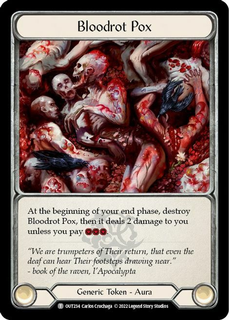 Bloodrot Pox Card Front