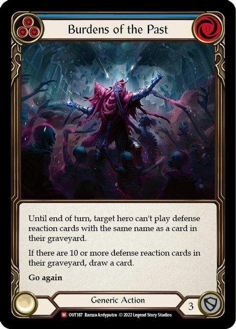 Burdens of the Past Card Front