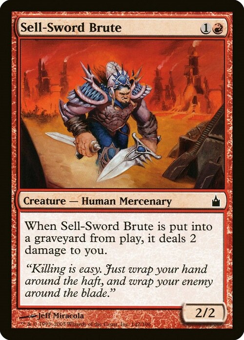 Sell-Sword Brute Card Front