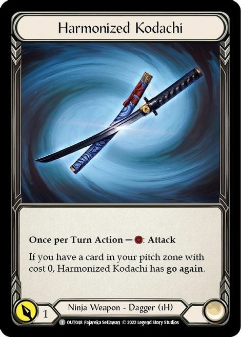 Harmonized Kodachi Card Front
