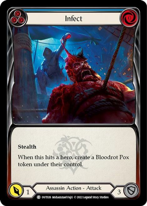 Infect - Blue Card Front