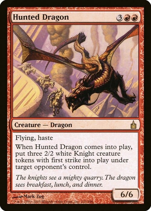 Hunted Dragon Card Front