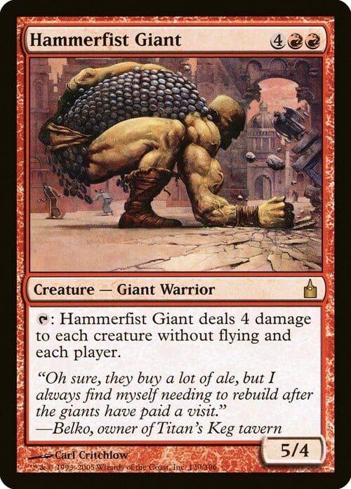Hammerfist Giant Card Front