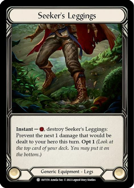 Seeker's Leggings Card Front