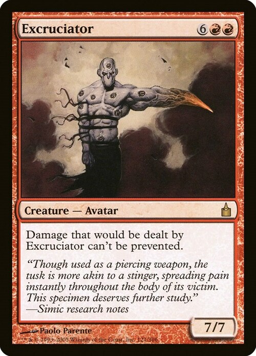Excruciator Card Front