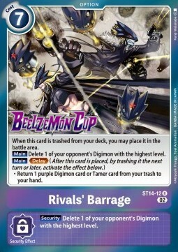 Rivals' Barrage Card Front