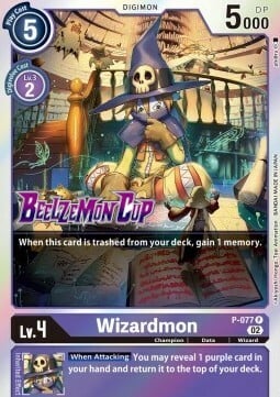 Wizardmon Card Front