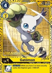 Gatomon · 2nd Anniversary | Alternate Art P-006P1