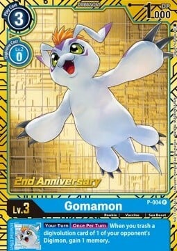 Gomamon Card Front