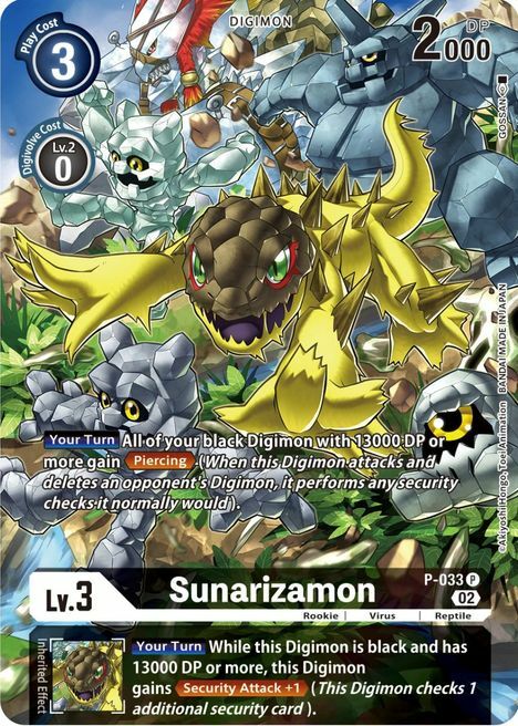 Sunarizamon Card Front