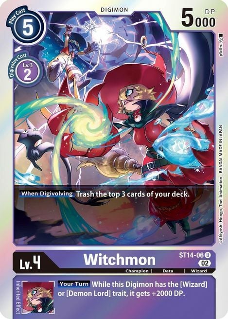 Witchmon Card Front