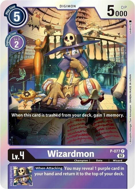 Wizardmon Card Front