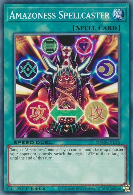 Amazone Spellcaster Card Front
