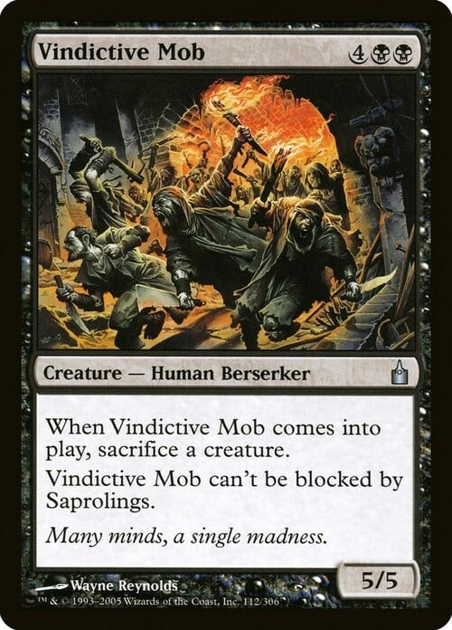 Vindictive Mob Card Front